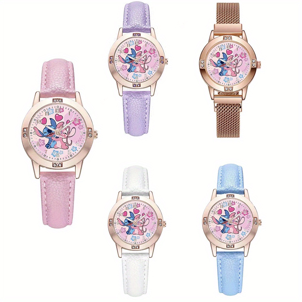 Women'S Accessories To Wear With Watch - Disney Stitch Quartz Wristwatch Cute Couple