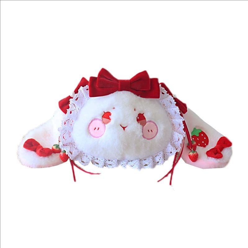 Women Accessories Chain - Lolita large-capacity soft girl strawberry rabbit