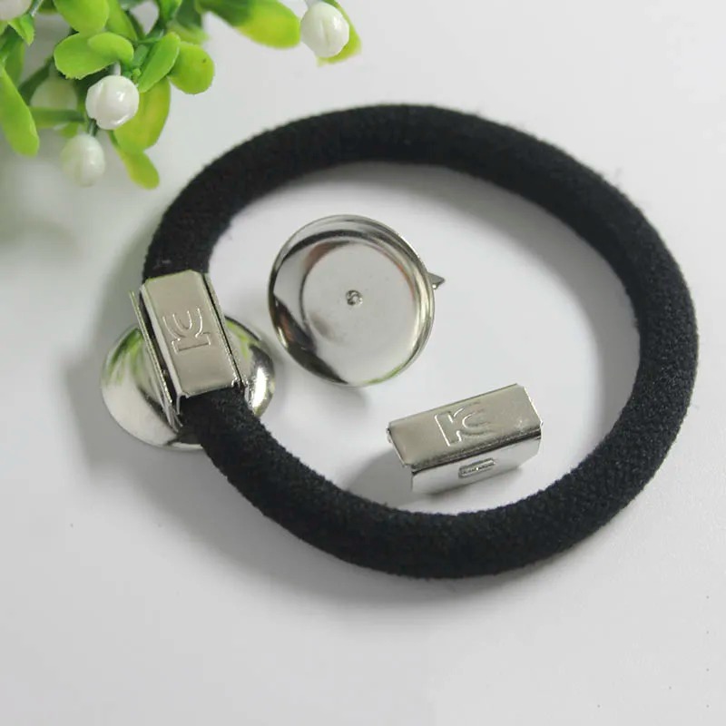 Hair Band Elastic - 100pcs Hair Band Base Setting Nickel-free
