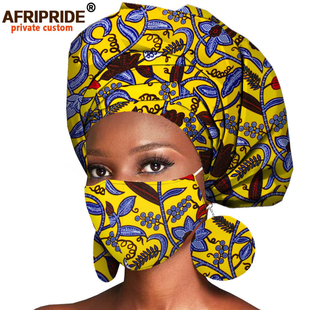 Women'S African Accessories - African Headwrap Earrings Hair Accessories Scarf