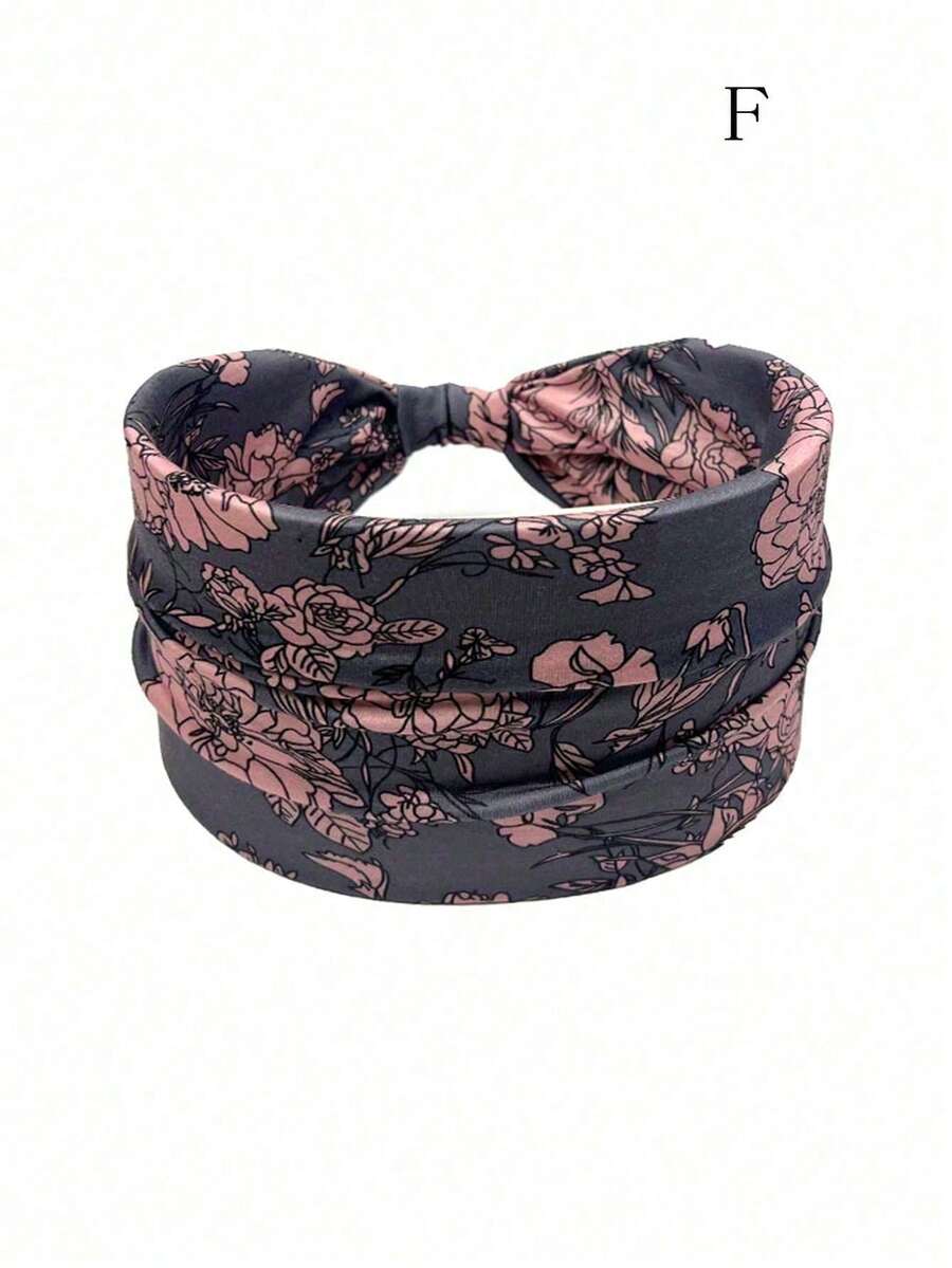 Women'S African Accessories - 6pcs/Set Boho Style Wide Headbands For