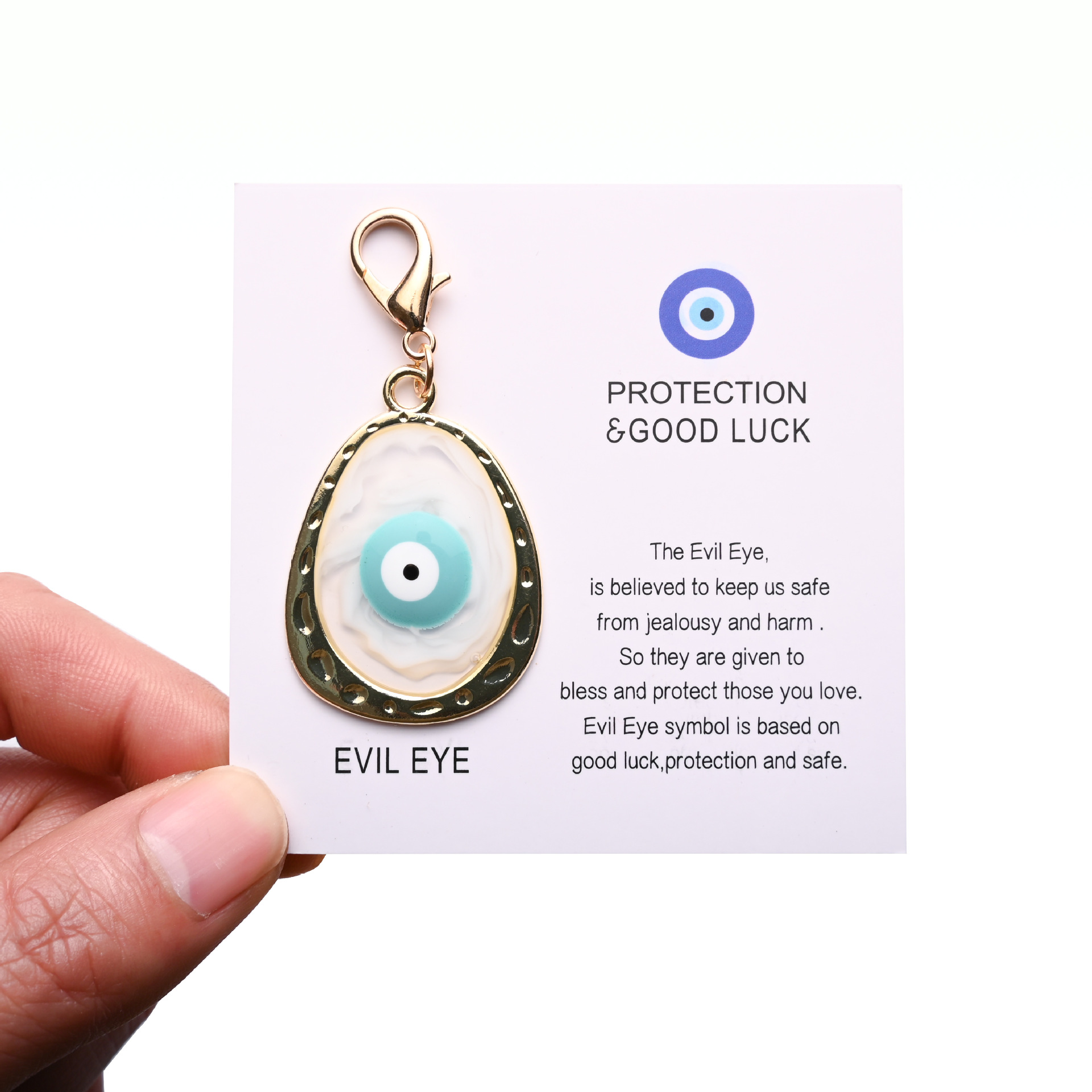 Women Accessories Meaning - Spiritual Evil Eye Protection Keychain Good