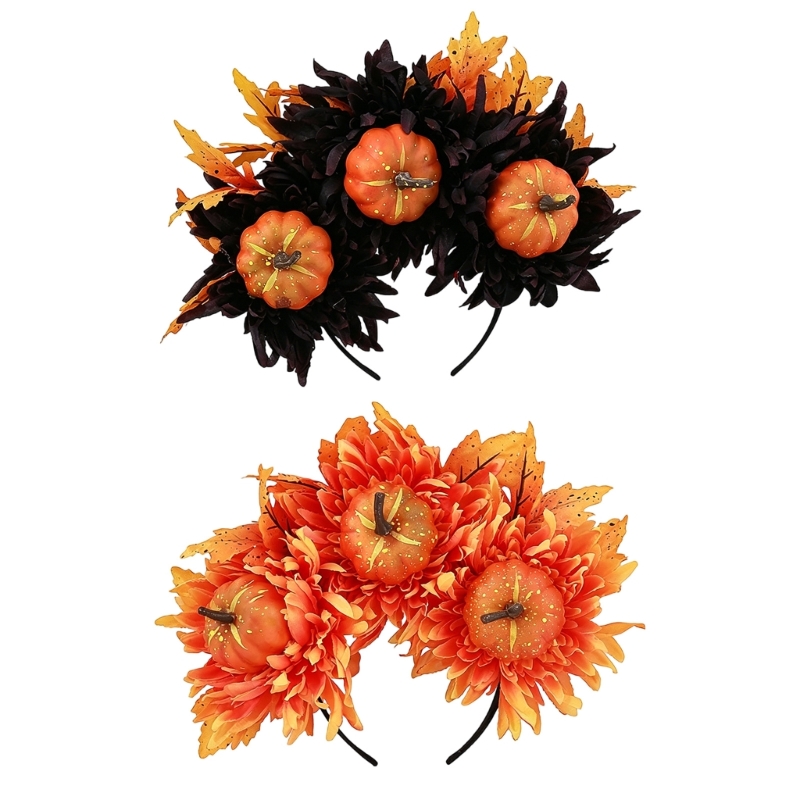 Women Accessories Description - Q39C Unique Skull Pumpkin Fall Festival