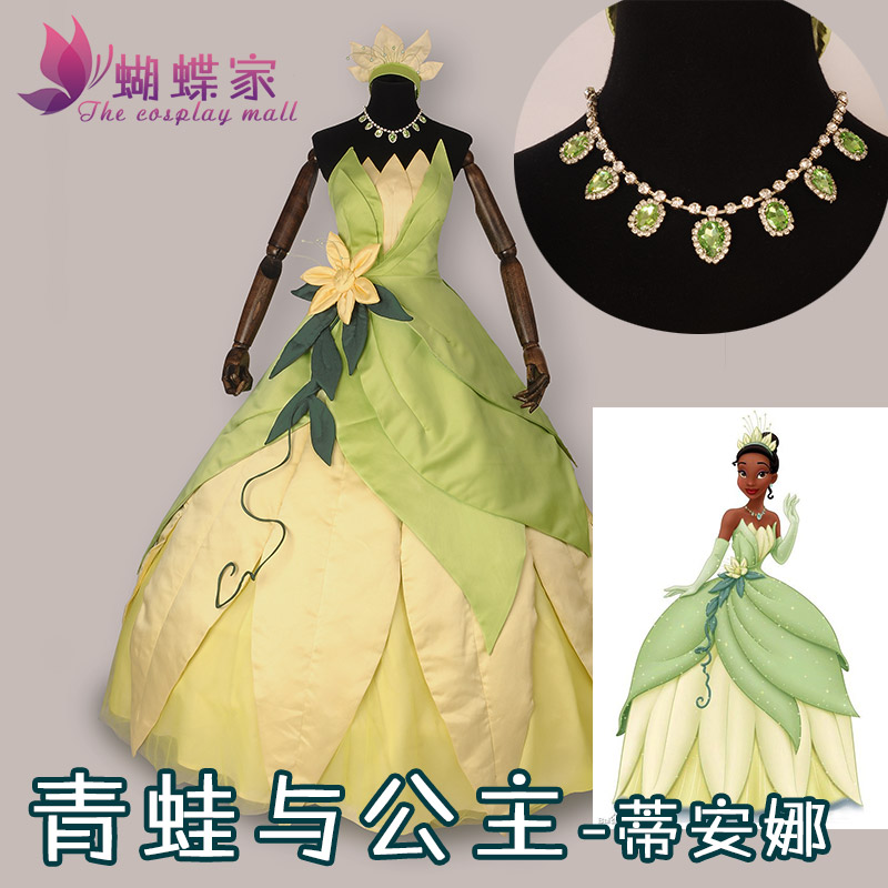 Princess Tiana Dress Cosplay C - огляд і ціна Women'S Accessories List