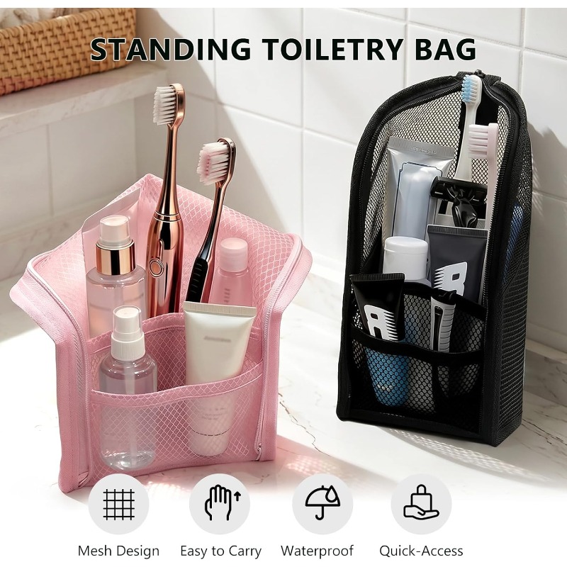 Mesh Toiletry Bag Breathable Q - огляд і ціна Women Accessories Organizer