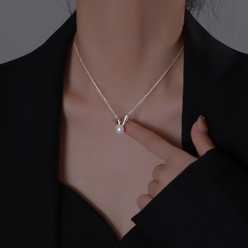 Cute Rabbit Pearl Pendant Neck - огляд і ціна Women Accessories Meaning