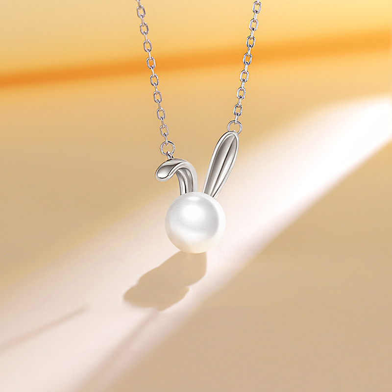 Cute Rabbit Pearl Pendant Neck - огляд і ціна Women Accessories Meaning