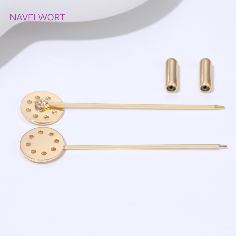 14K Gold Plated Long Brooch Sa - огляд і ціна Brooch Pin Gold