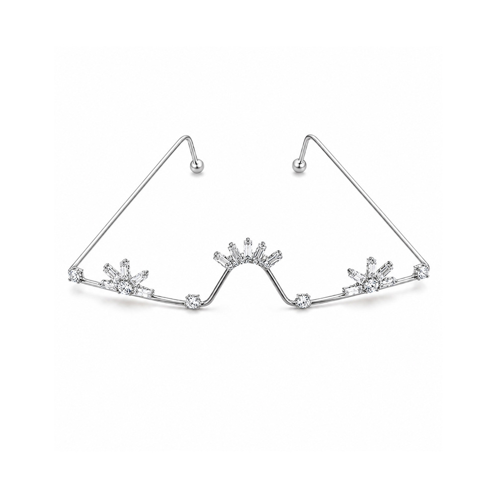 New Rhinestone Rimless Decor G - огляд і ціна Women Accessories Chain