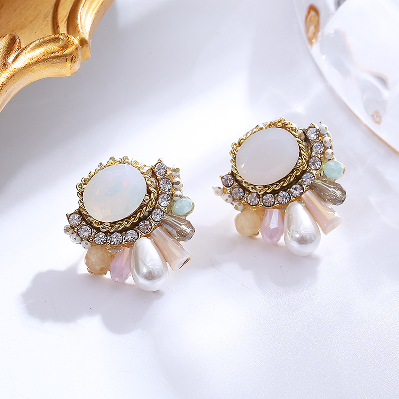 Exquisite Crystal Stud Earring - огляд і ціна Women'S Accessories Nz