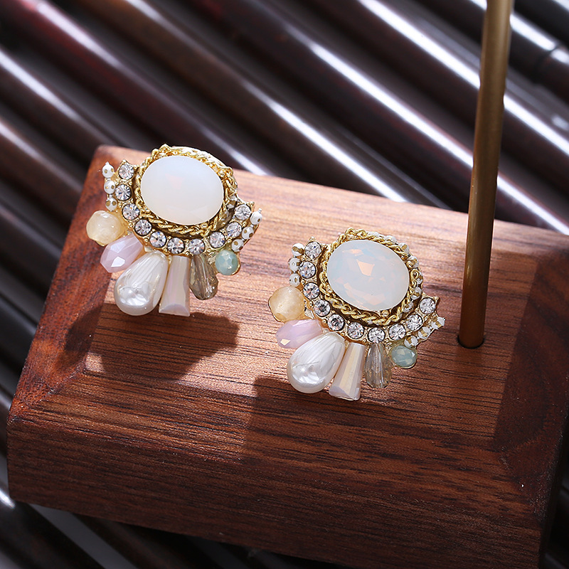 Exquisite Crystal Stud Earring - огляд і ціна Women'S Accessories Nz