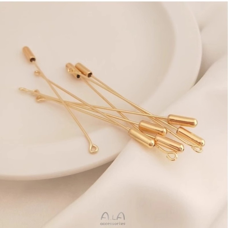 9 character brooch long pin on - огляд і ціна Brooch Pin Gold