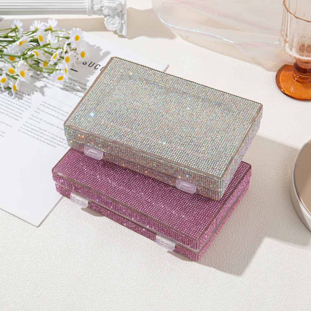 Luxury Shiny Rhinestone Storag - огляд і ціна Women Accessories Organizer