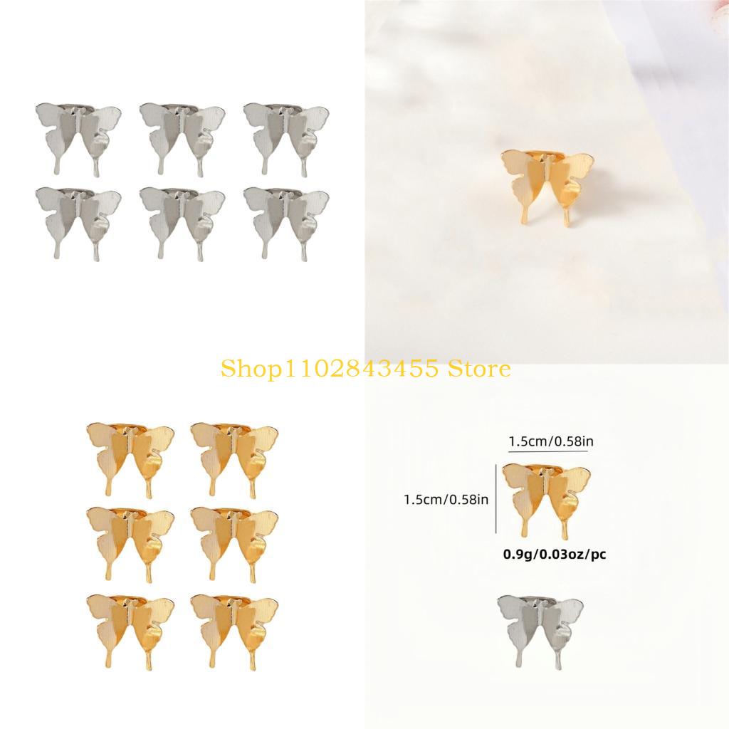 49MC 6Pcs Decorative 3D Butter - огляд і ціна Women Accessories Description