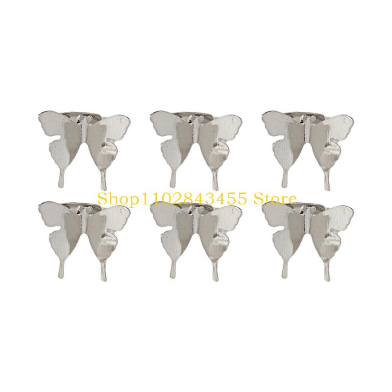 49MC 6Pcs Decorative 3D Butter - огляд і ціна Women Accessories Description