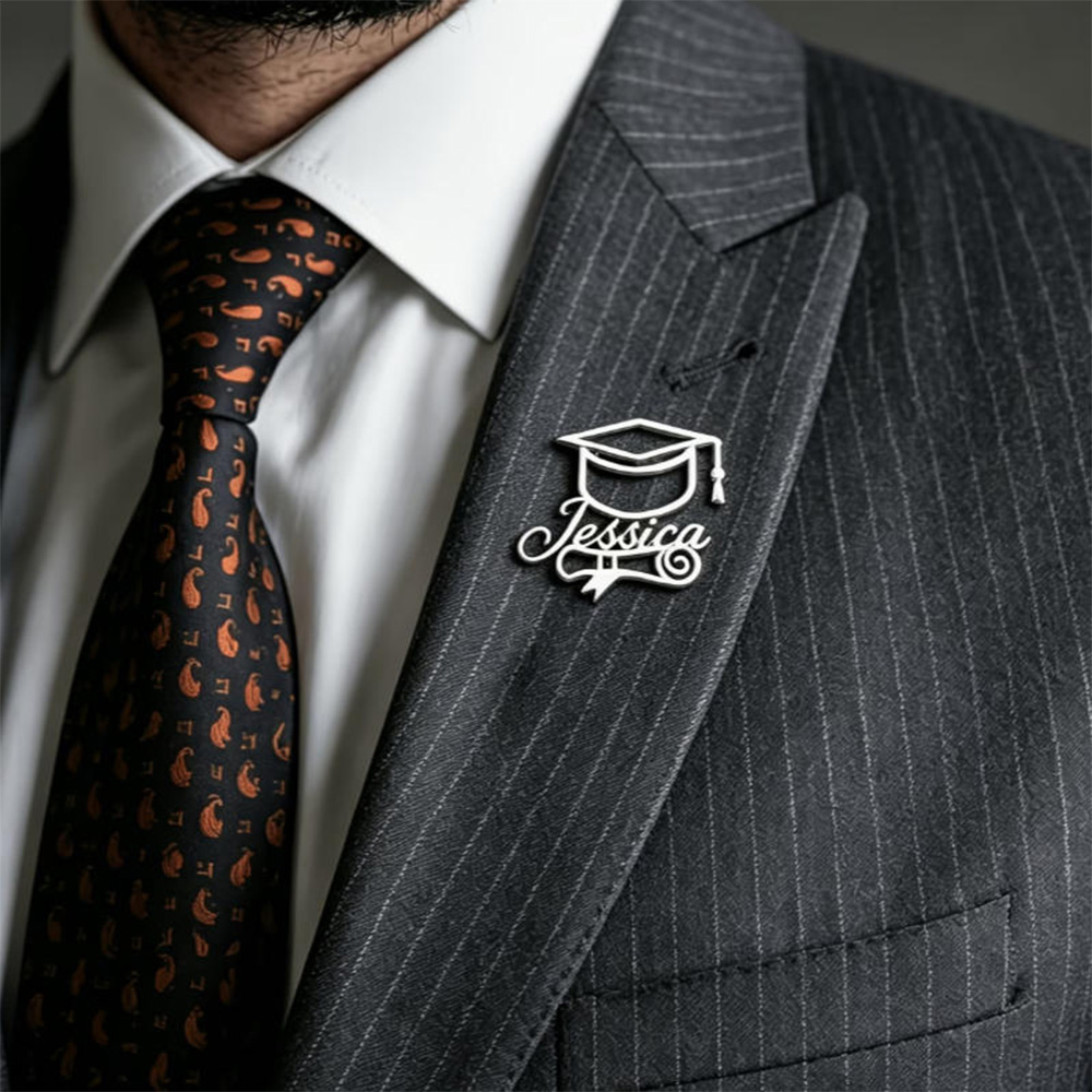 Customized Graduation Hat Name - огляд і ціна Brooch Pin Gold