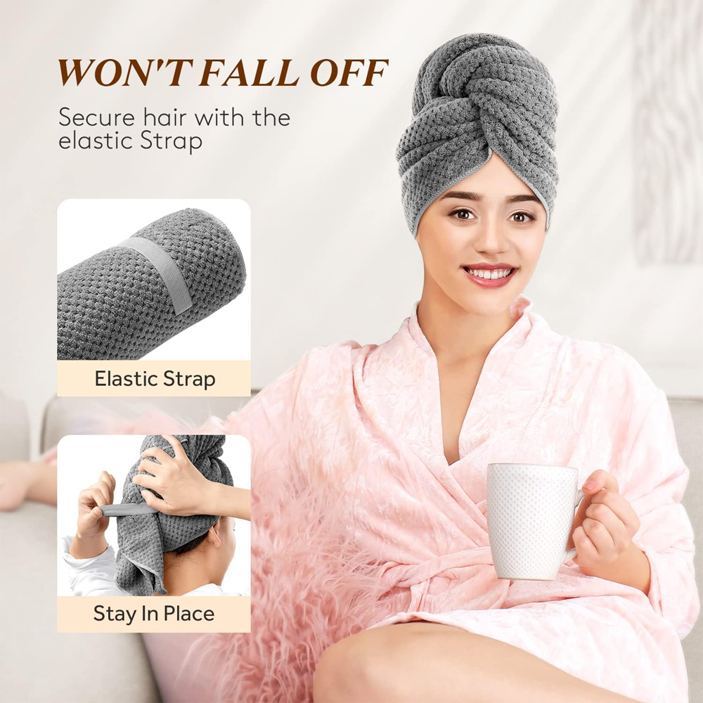 Microfiber Hair Towel Extra La - огляд і ціна Hair Band Elastic
