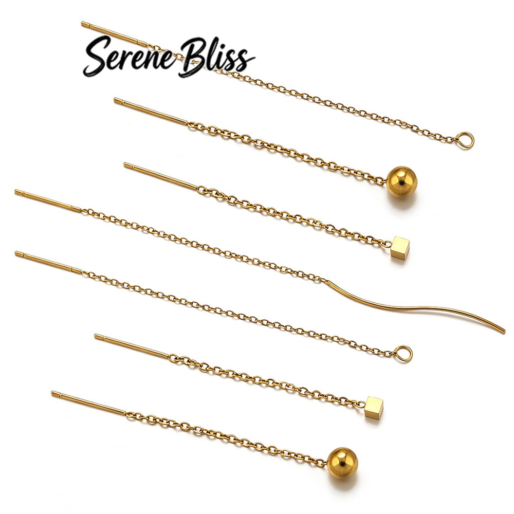 10pcs Stainless Steel Long Ear - огляд і ціна Women Accessories Chain