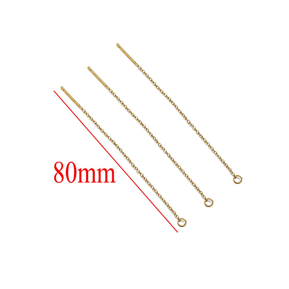 10pcs Stainless Steel Long Ear - огляд і ціна Women Accessories Chain