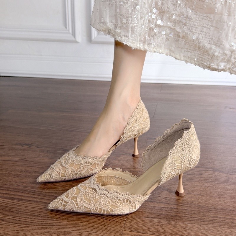 Lace Pointed Toe High Heels Wo - огляд і ціна Women'S Shoes And Accessories