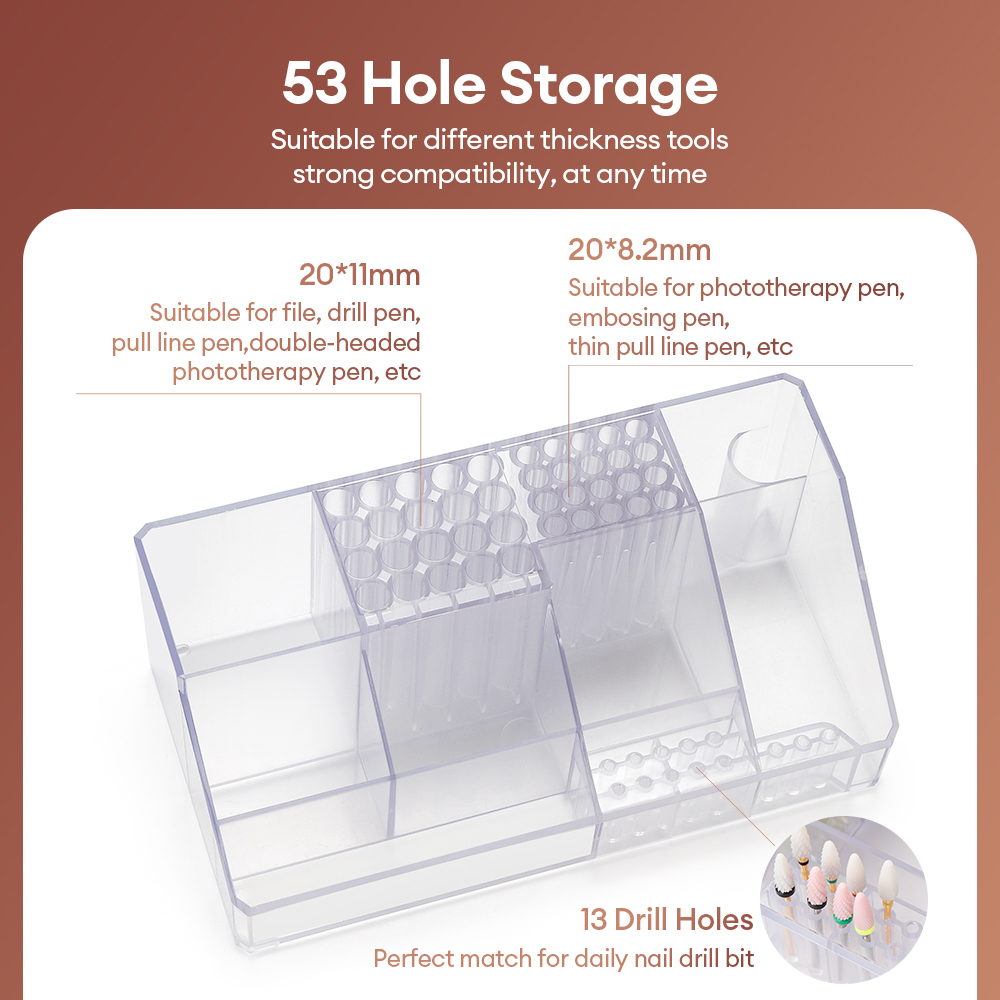 Acrylic Storage Rack Nail Art  - огляд і ціна Women Accessories Organizer