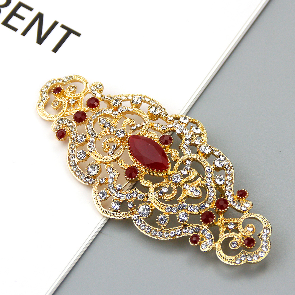 Sunspicems Morocco Crystal Wom - огляд і ціна Brooch Pin Gold