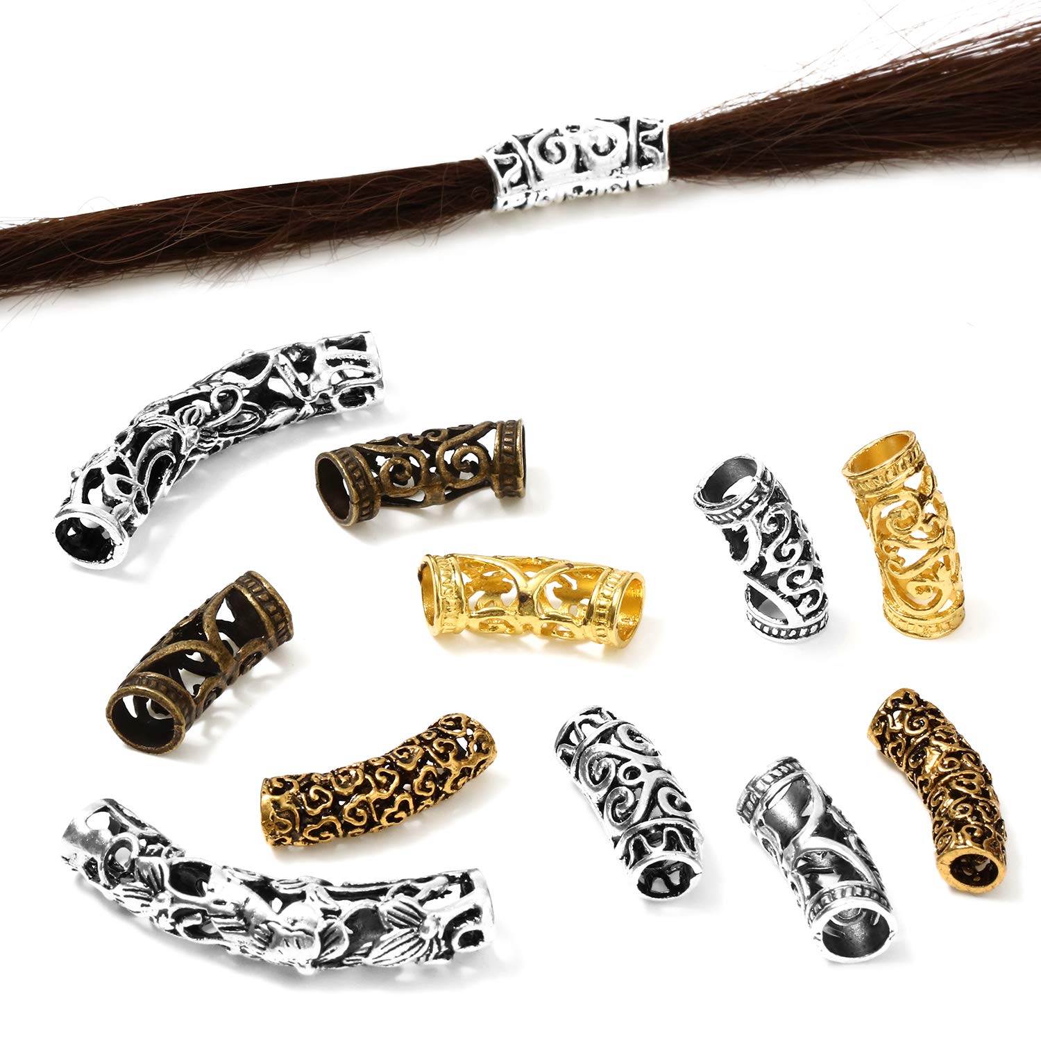 5Pcs/Bag Loc Jewelry for Hair  - огляд і ціна Women'S African Accessories