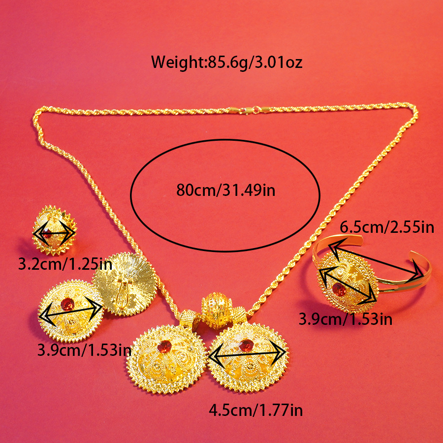 9999 gold fashionable Ethiopia - огляд і ціна Women'S African Accessories