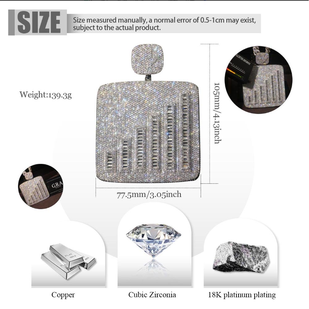 Blingbling Iced Out Hip Hop Pe - огляд і ціна Women Accessories Meaning