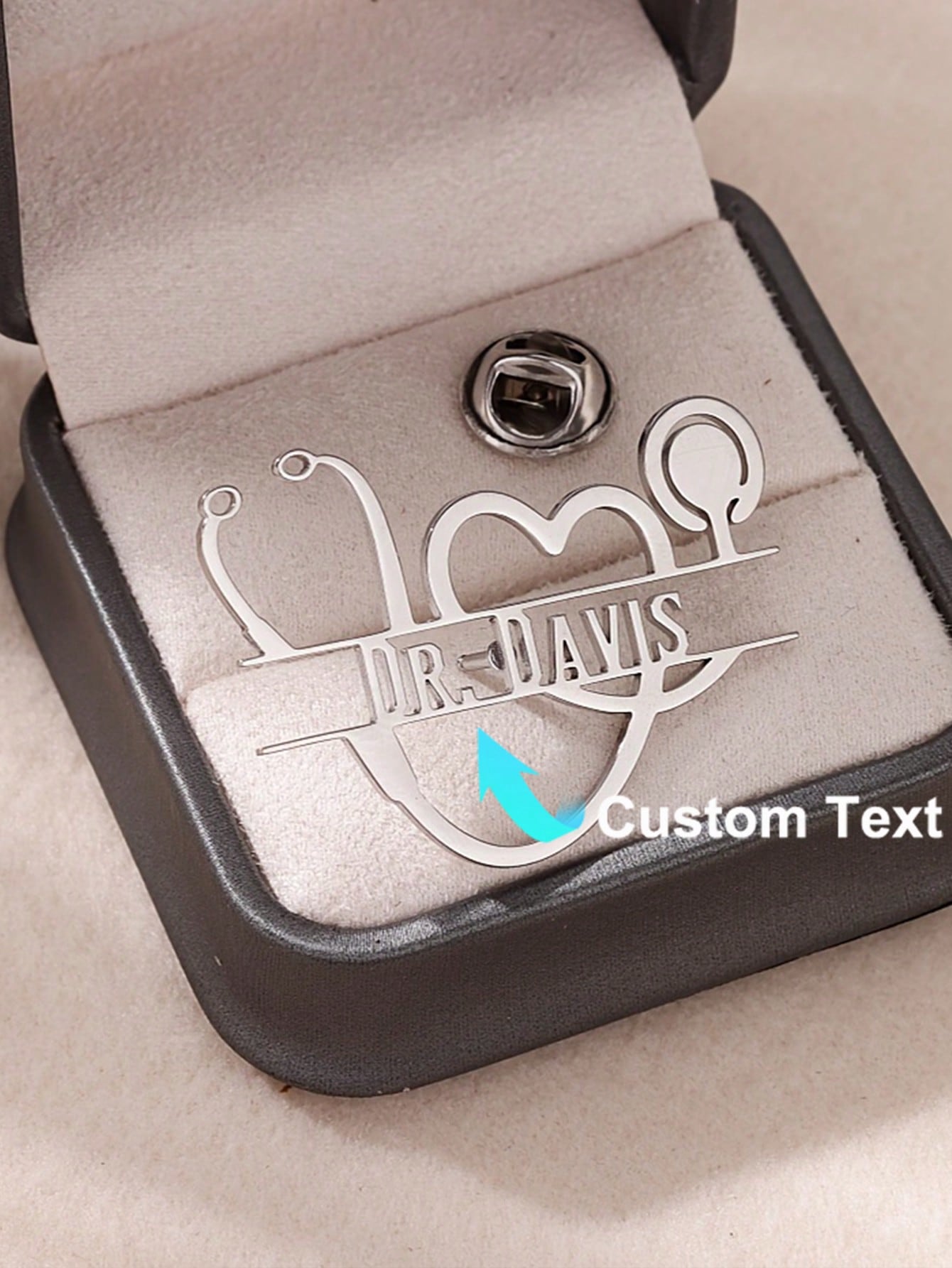 Personalized Vintage Stethosco - огляд і ціна Brooch Pin Gold