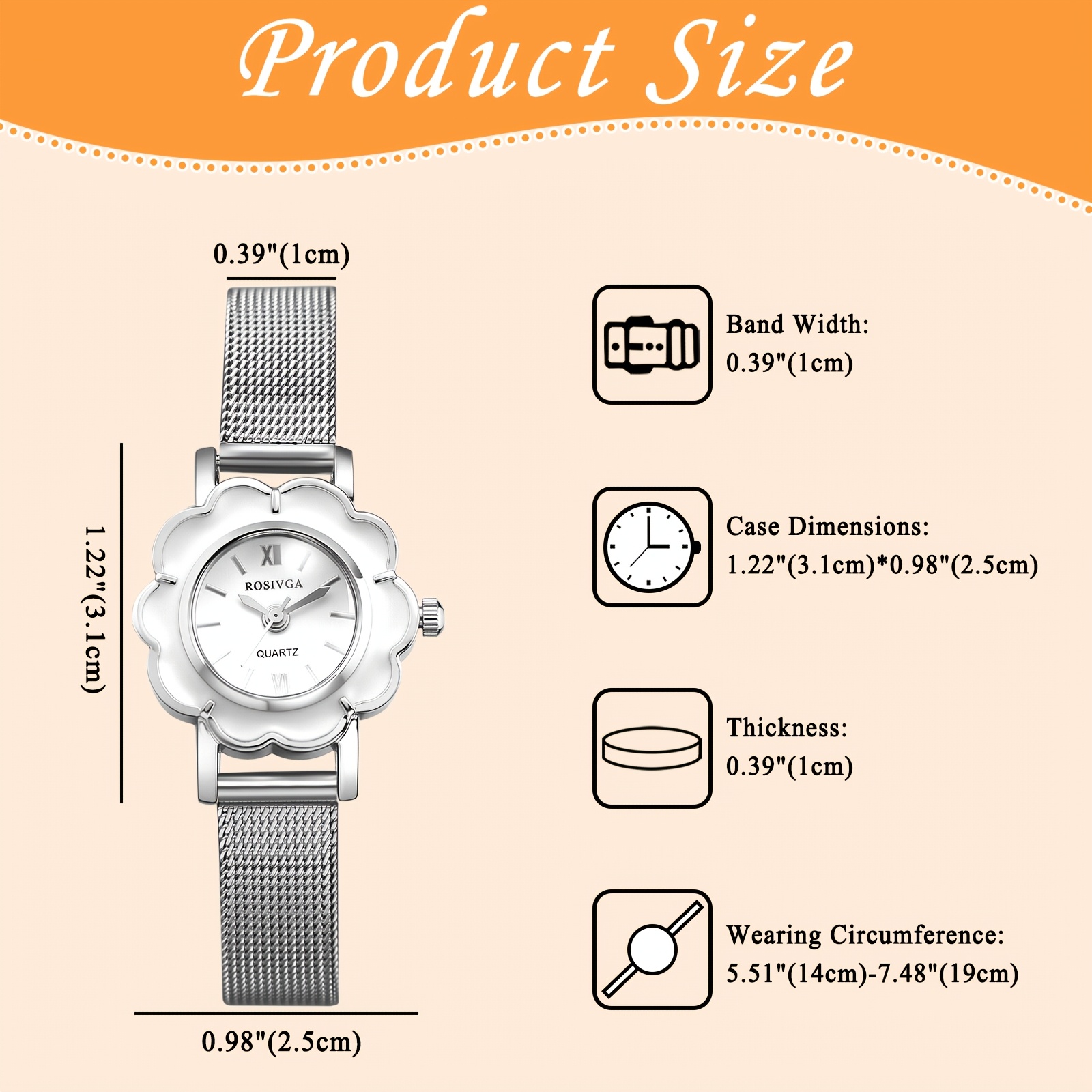 Women Floral Shape Quartz Wris - огляд і ціна Women'S Accessories To Wear With Watch
