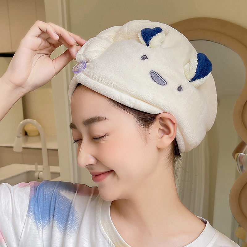 Hair Towel Cartoon Cute Absorb - огляд і ціна Hair Band Elastic