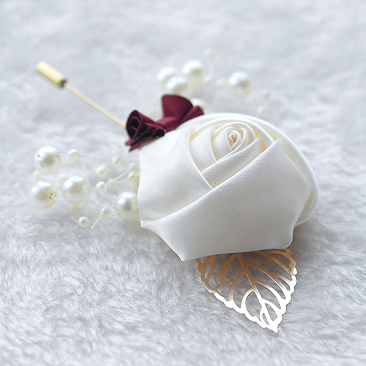 1 Piece Wedding Groom Men's Ro - огляд і ціна Brooch Pin Gold
