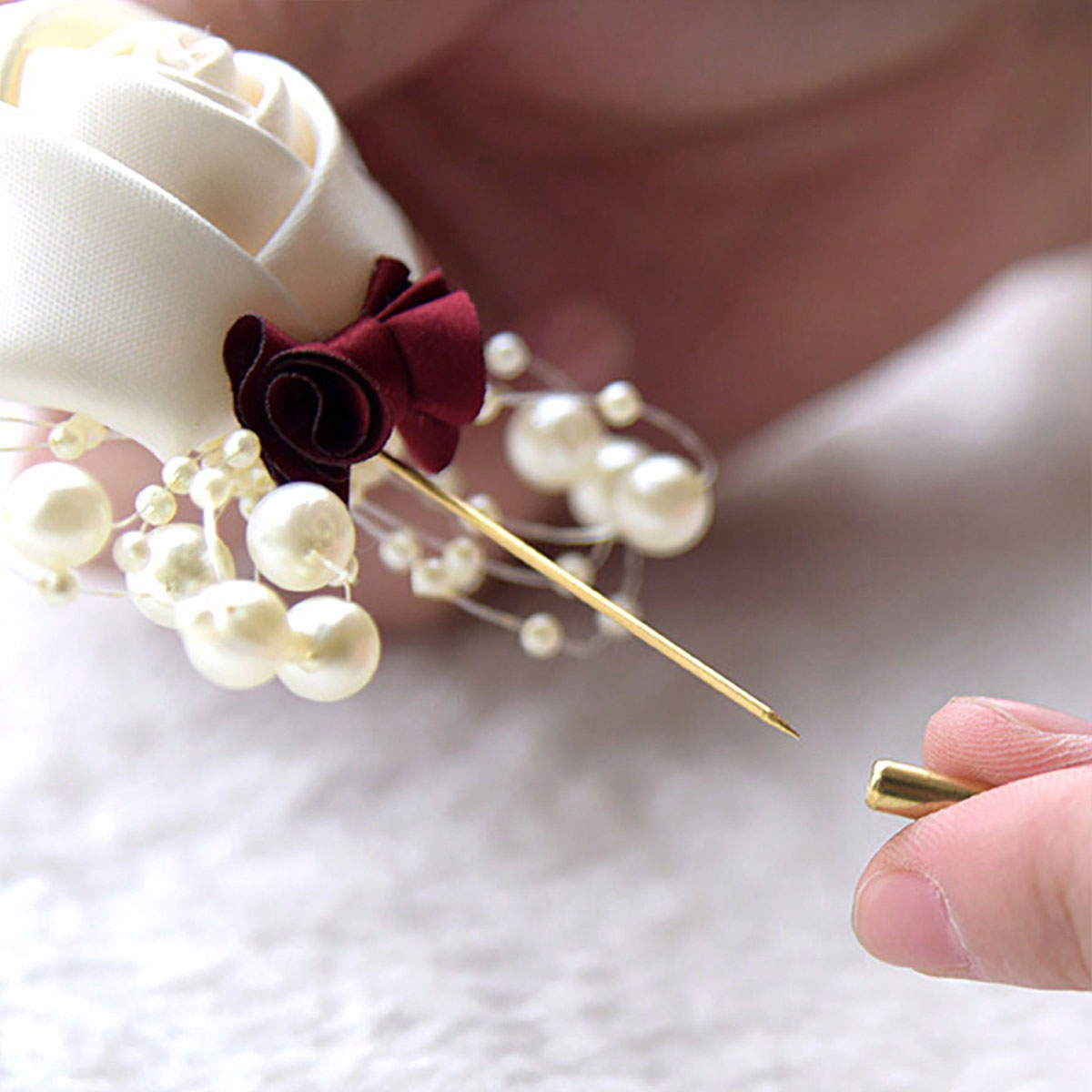 1 Piece Wedding Groom Men's Ro - огляд і ціна Brooch Pin Gold