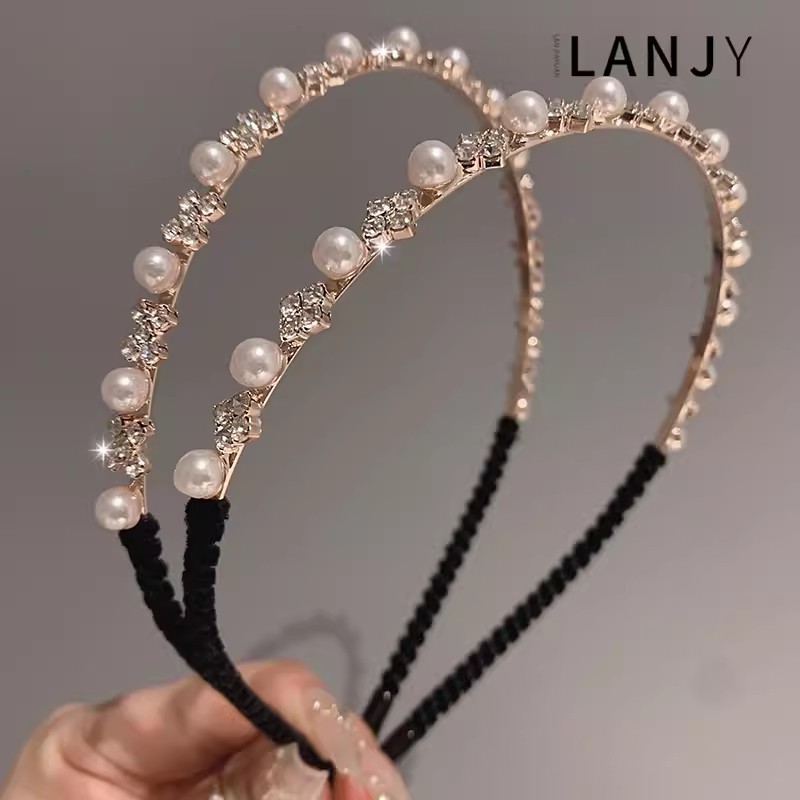 Retro pearl rhinestone fine ed - огляд і ціна Women'S Accessories Go Outdoors