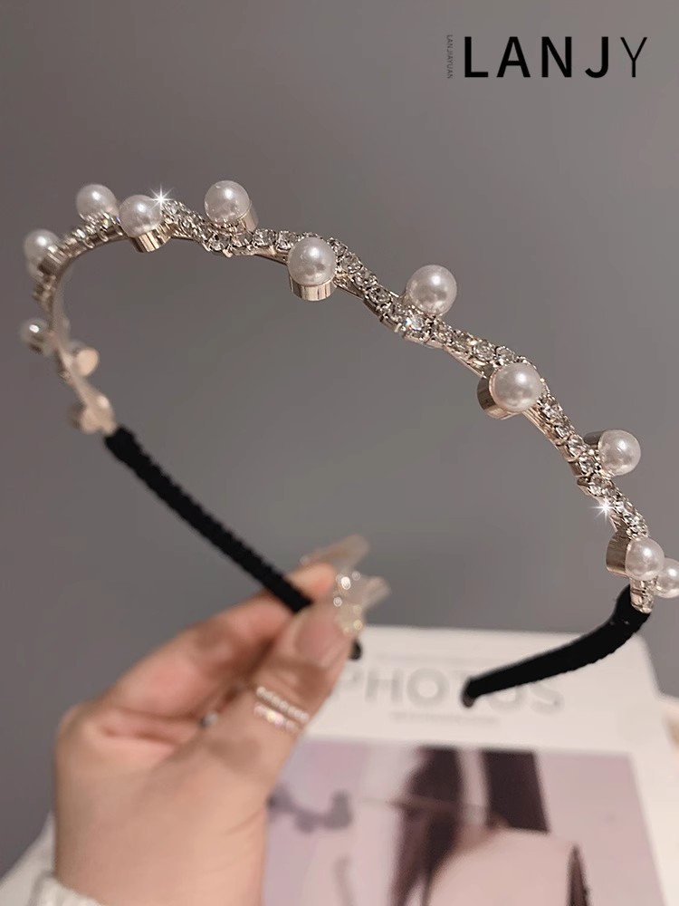 Retro pearl rhinestone fine ed - огляд і ціна Women'S Accessories Go Outdoors