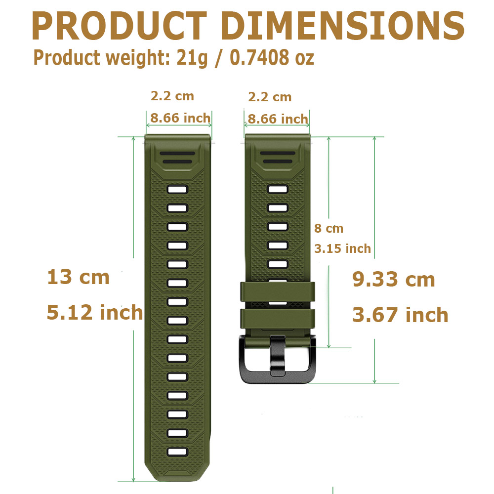 22mm Silicone Watch Band Breat - огляд і ціна Women'S Accessories To Wear With Watch