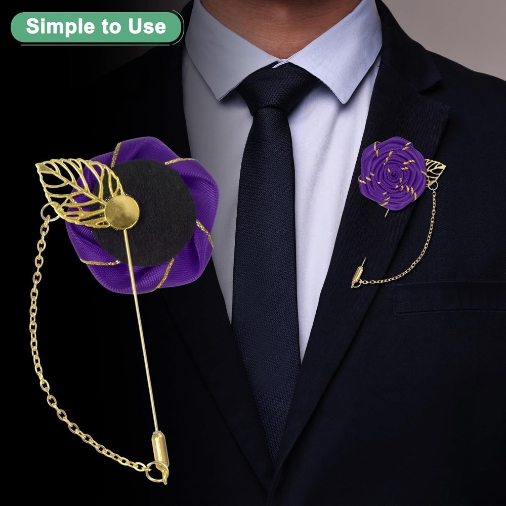 Rose Brooch Pin Cloth Rose Flo - огляд і ціна Brooch Pin Gold