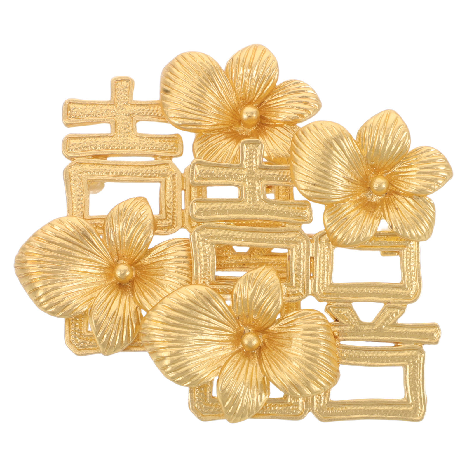 2Pcs Chinese Wedding Gold Flow - огляд і ціна Brooch Pin Gold