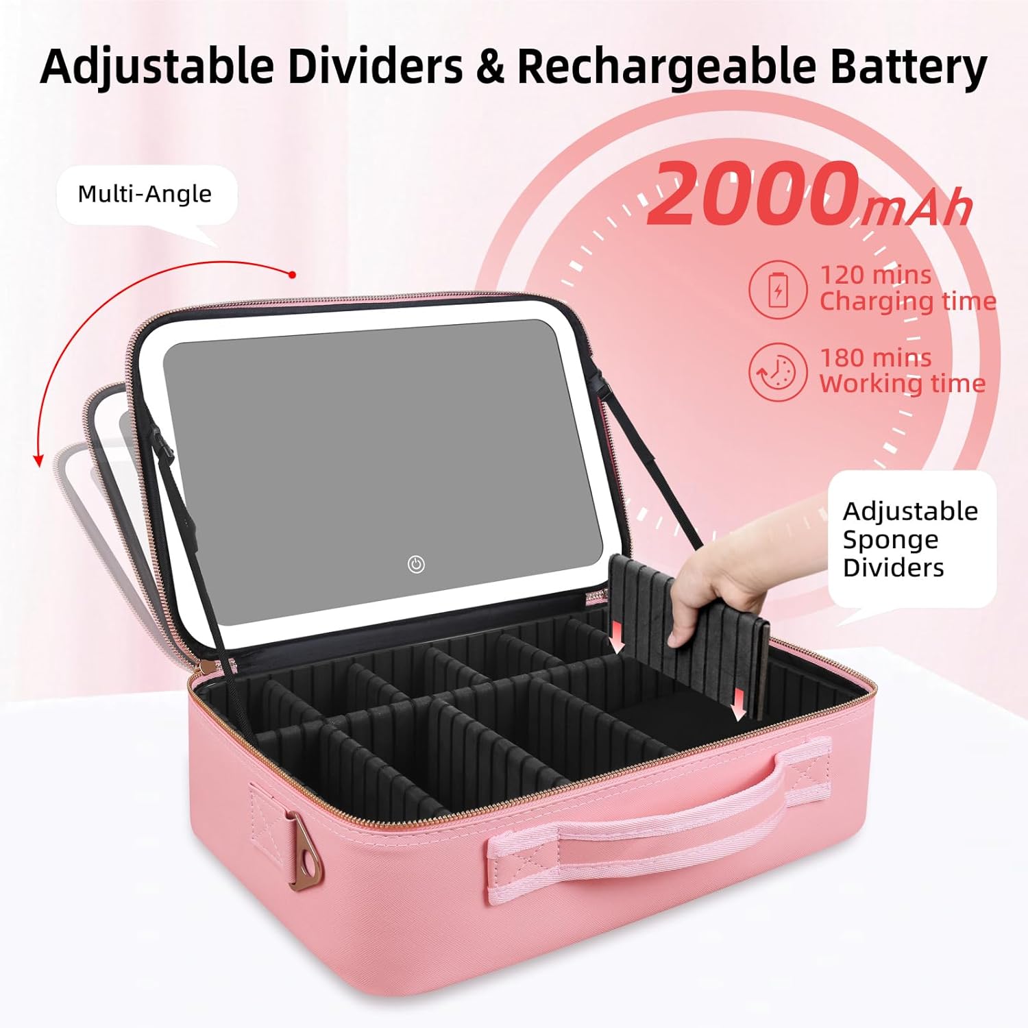 Large Capacity Makeup Bag 15'' - огляд і ціна Women Accessories Organizer