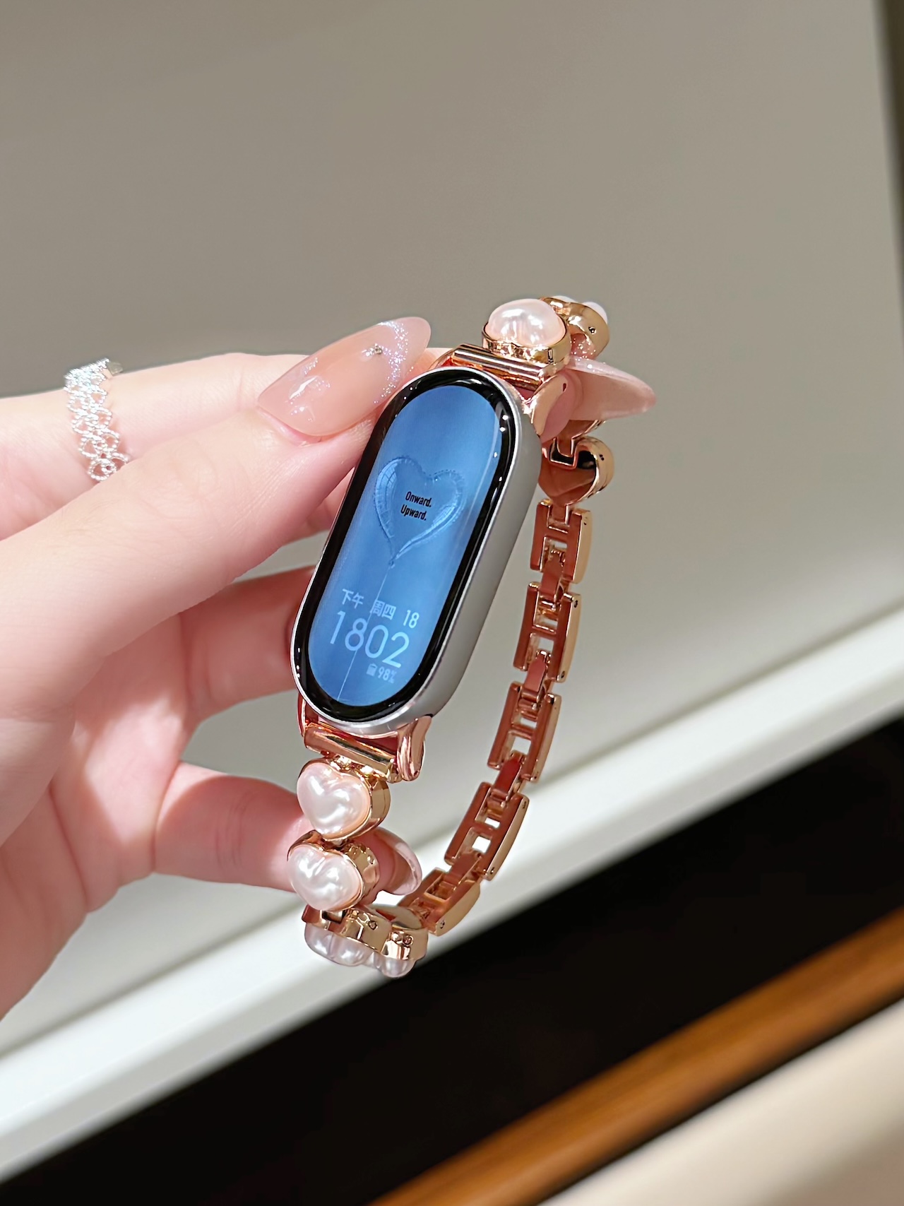 Sweet Pearl Heart Alloy Strap  - огляд і ціна Women'S Accessories To Wear With Watch