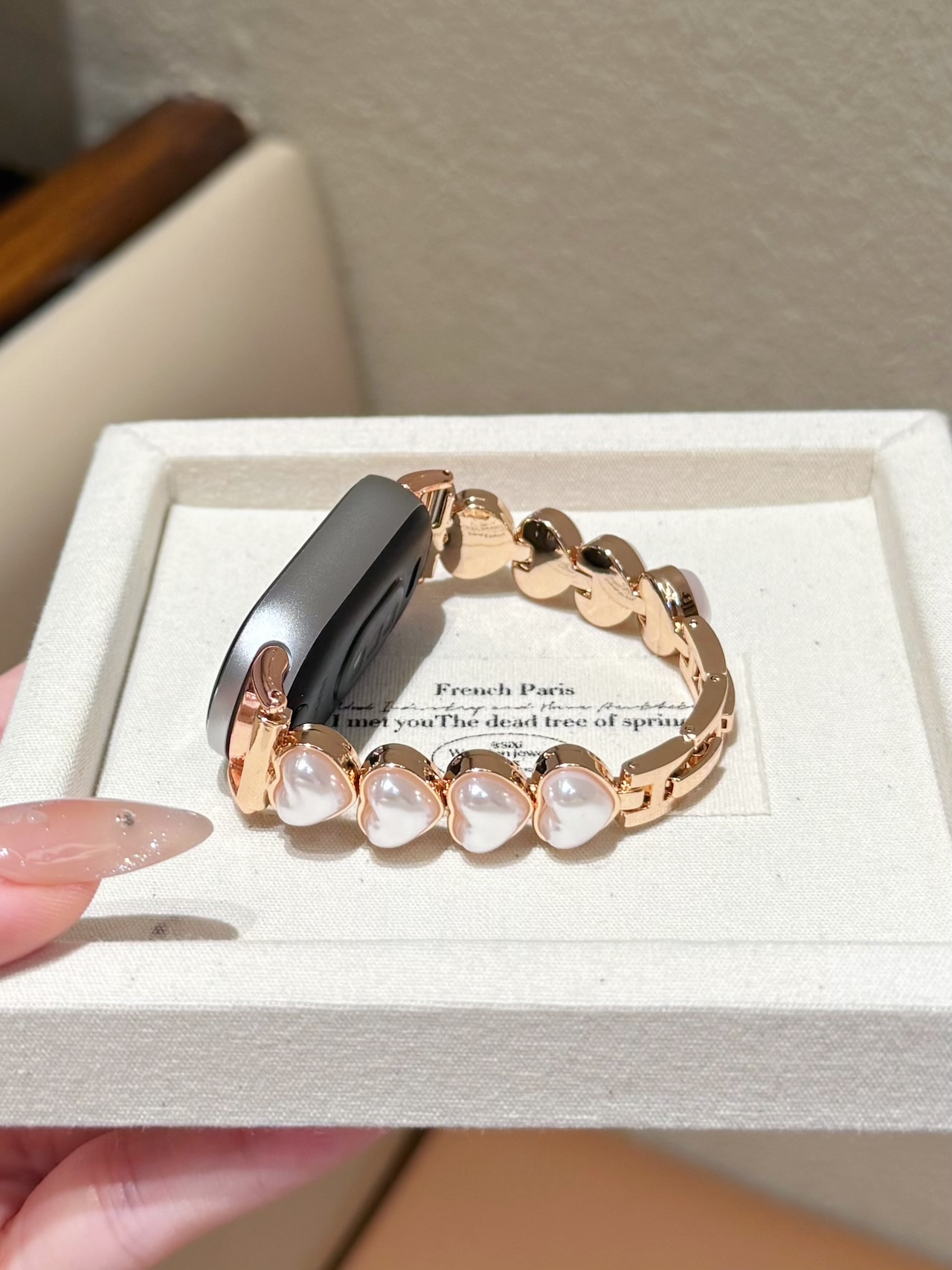 Sweet Pearl Heart Alloy Strap  - огляд і ціна Women'S Accessories To Wear With Watch
